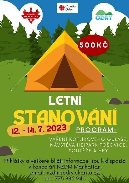 Letní aktivity v NZDM Manhattan | Charita Odry