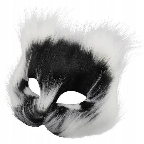 KOČIČÍ MASKA LISA WILKA THERIAN FURRY UMĚLÉ KOŽEŠINA KOSTÝM ZVÍŘÁTKO COSPLAY Značka Hopki