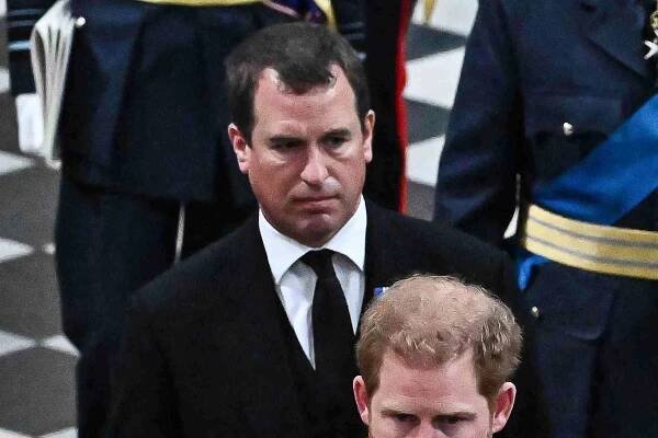 Who Is Peter Phillips, Who Walked Beside Prince Harry into Queen Elizabeth's Funeral?