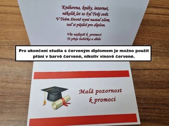 Aranže dárků a přání k promoci a maturitě na objednávku | Služby pro všechny s.r.o. Alena Pštrosová