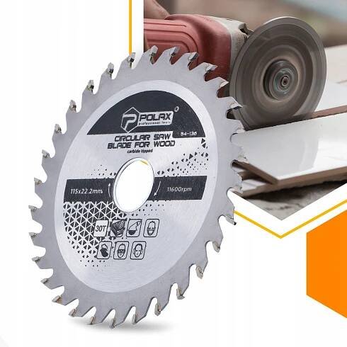 Pila KOTOUČOVÁ Kotouč DŘEVO 115 mm 30T Bruska Pily Řezání PŘESNÉ Stav balení originální