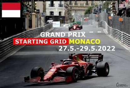 STARTING GRID – Grand Prix de Monaco – 29.5.2022