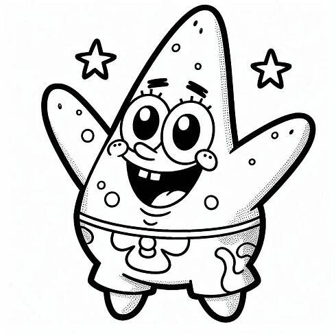 Spongebob omalovánka 61