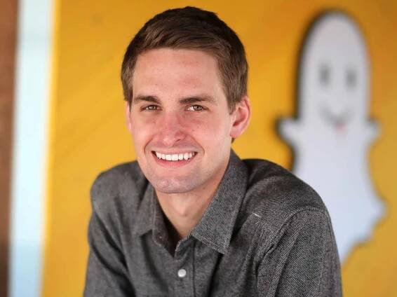 Evan Spiegel and Bobby Murphy, developers of Snapchat