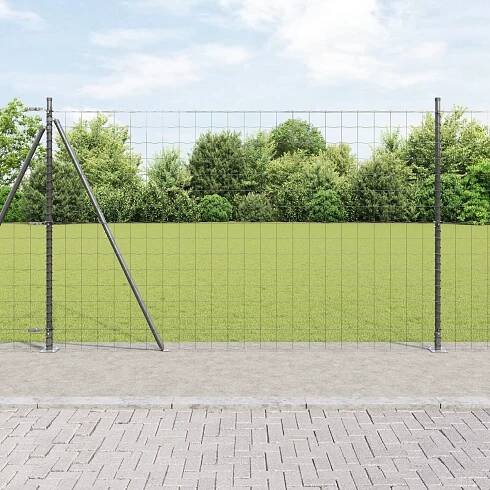 Oplocení ve tvaru šestiúhelníku šedý 1,6 x 100 m ocel