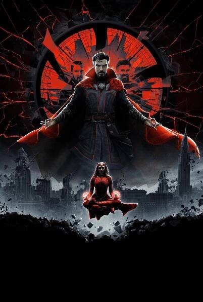 Dr Strange Witch Levitating Wallpaper