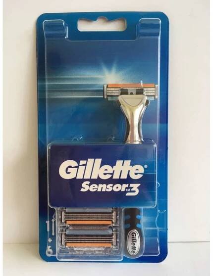 Gillette Sensor3 strojek + 3 hlavice