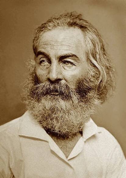 Walt Whitman, circa 1855 in 2025 | Old man portrait, American literature, Walt whitman