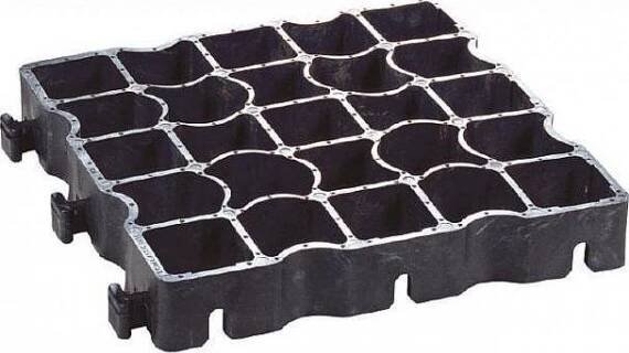 Ecoraster E 50 zatravňovací dlažba 33 x 33 x 5 cm černá od 55 Kč