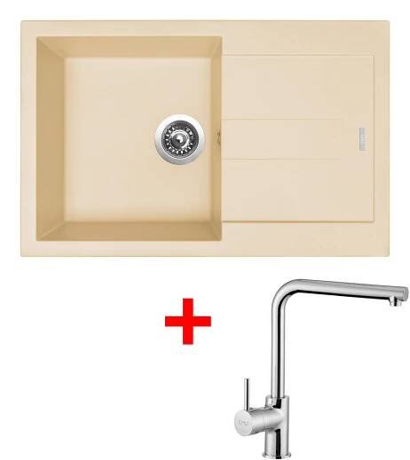 Sinks AMANDA 780 akční set Sahara+ELKA, Barva:Písková