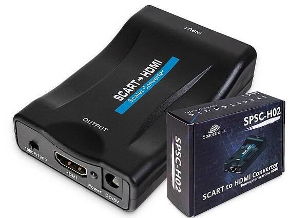 Spacetronik SPSC-H02 převodník Scart/HDMI