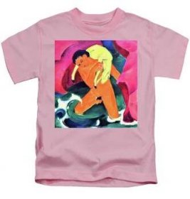 Young Boy With A Lamb, The Good Shepherd - Digital Remastered Edition Kids T-Shirt