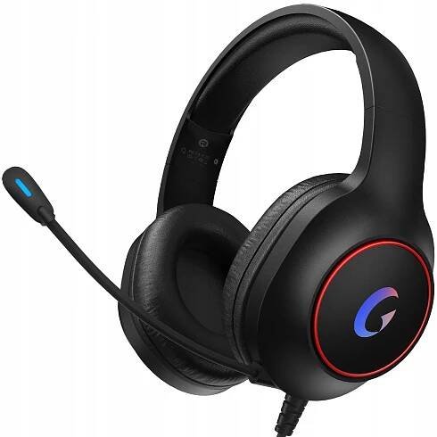 KAPEYDESI Sluchátka PC PS5 Surround RGB Mikrofon Mac Xbox