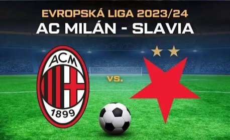 AC Milán - Slavia Praha live, online, sestavy, kurzy