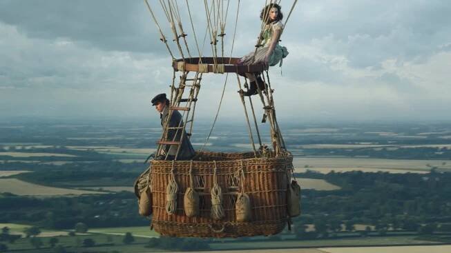 Filmová upoutávka týdne: Vzhůru do oblak. Balonem letí Eddie Redmayne a Felicity Jonesová