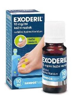 Lékárna EXODERIL® 10MG/ML kožní roztok 1X10ML