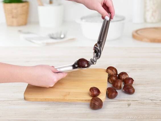 CHEF | 2v1 nerezový louskáček a kleště na ořechy a jedlé kaštany | 16 cm - Vaše DEDRA - oficiální stránky 