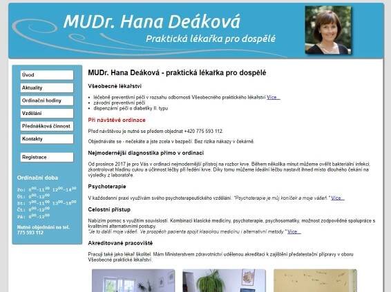 MUDr. Hana Deáková