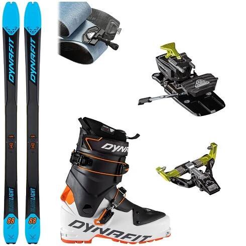 Skialpový set DYNAFIT Blacklight 88 s pásy + vázání Dynafit Superlite 175 + lyžáky Dynafit - model 2023
