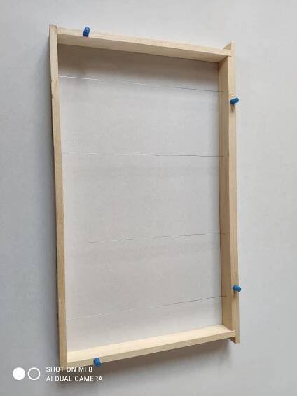 Rámek 39x24 vydrátkovaný vč. mezerníků