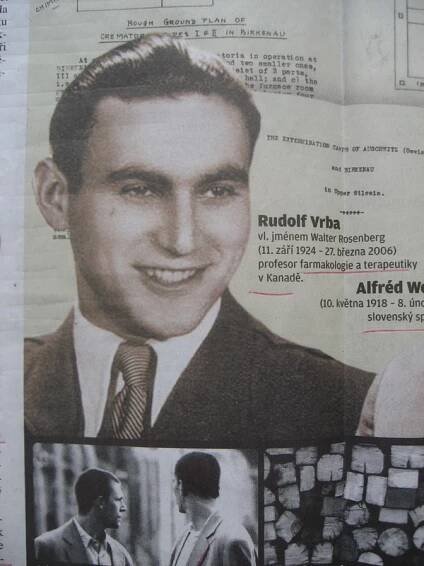 Před sto lety se narodil Rudolf Vrba, muž, který utekl z továrny na smrt, aby o ní podal zprávu - Hanácký Jeruzalém