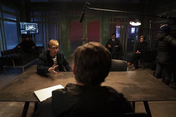 Otto Farrant - Alex Rider - Hunt - Z natáčení