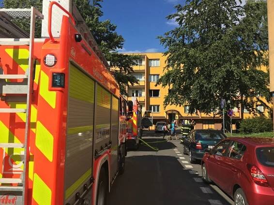 Hasiči likvidovali požár bytu v Havířově, vznikla škoda za 50 tisíc