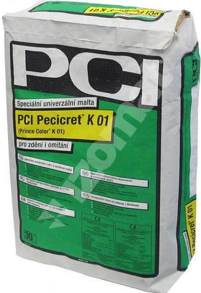 PCI Pecicret K 01 vápenocementová zdicí a omítková malta 30kg