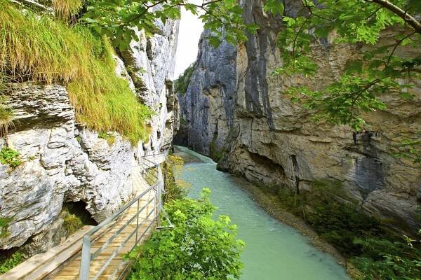 Aareschlucht, Švýcarsko