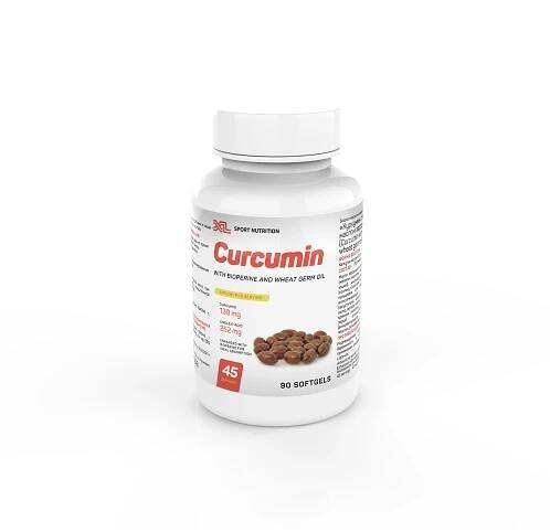 Curcumin with bioperine, 90 softgels