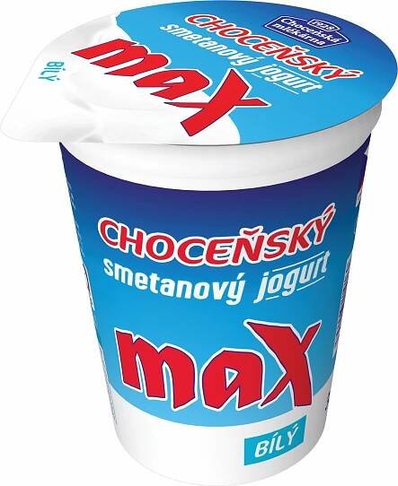 Choceňská Mlékárna Choceňský smetanový jogurt Max bílý 330 g