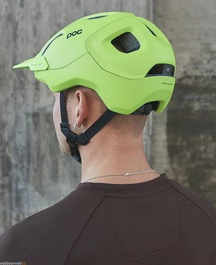 MTB, Enduro, Freeride helmy: POC Axion Fluorescent Yellow/Green Matt 59-62 Cyklistická helma - 6