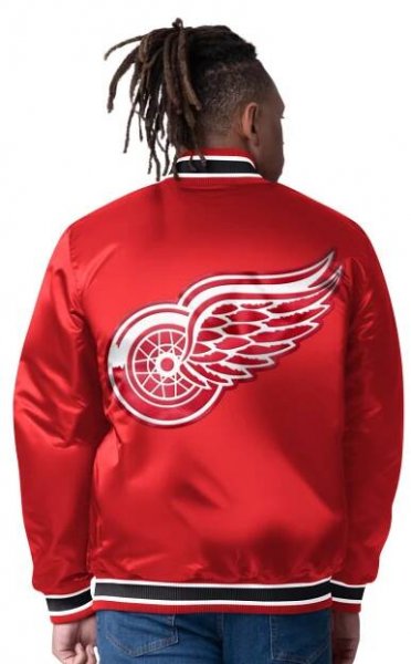 Detroit Red Wings pánská bunda The CLOSER Reversible Varsity Satin - FAN-store.cz
