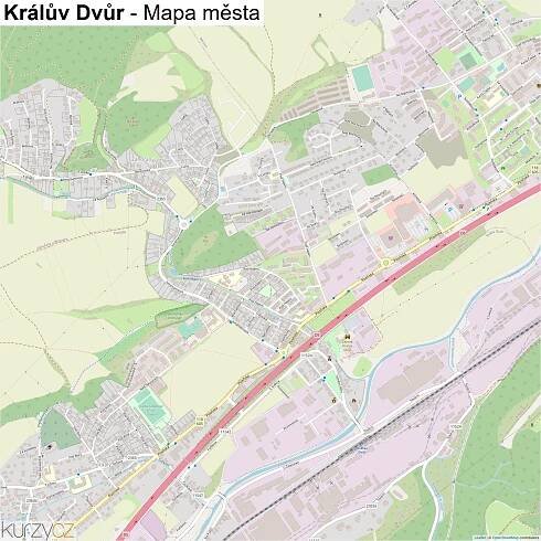 Králův Dvůr - mapy | Kurzy.cz