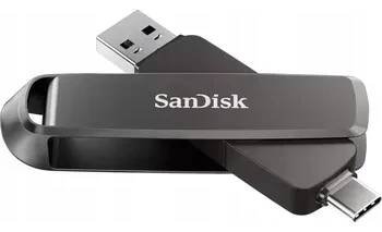 USB flash disk Pendrive SanDisk SDDDE1-2T00-G46 2 TB USB 3.1, USB 3.2, USB-C 3.2 černý