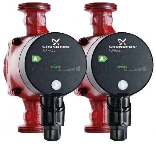 GRUNDFOS ALPHA2 L 25-60 180mm 1x230V Duopac