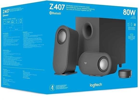 Logitech Z407 Black (980-001348) | TSBOHEMIA.CZ
