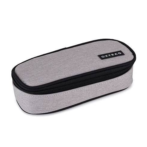 Oxybag školní penál Etue Komfort Unicolor Grey Light