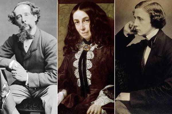 Charles Dickens, Elizabeth Browning, and Lewis Carroll.
