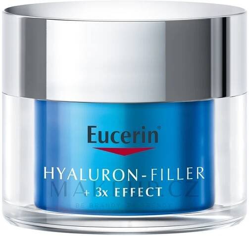 Noční gel-krém na obličej - Eucerin Hyaluron-Filler + 3x Effect Night Gel-Cream Hydration Boost