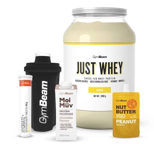 PROTEIN Just Whey, GymBeam, 2000 g, vanilková příchuť Počet porcí v balení 66