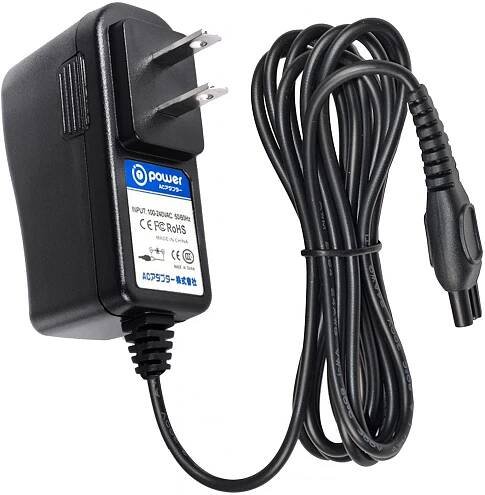 T POWER Ac Dc Adapter Charger Compatible with Philips Norelco Grooming Trimmer Multigroom QG3200 QG3300 Series Sensotouch Speed XL Smarttouch Cool Skin QT4070 QG3380 QG3360 HQ8505 Shaver Power Supply