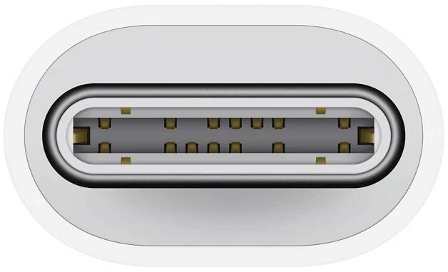 Apple Apple iPad/iPhone/iPod kabelový adaptér [1x USB-C® - 1x Lightning] bílá