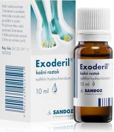 EXODERIL DRM 10MG/ML DRM SOL 1X10ML
