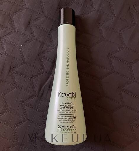 Phytorelax Laboratories Keratin Curly Revive Your Curls Anti-Frizz Shampoo - Šampon pro kudrnaté vlasy | Makeup.cz
