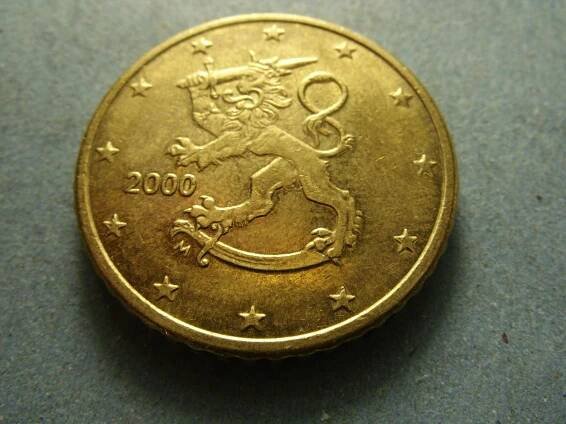 FINSKO - 50 EURO CENT z roku 2000 - MILENIUM