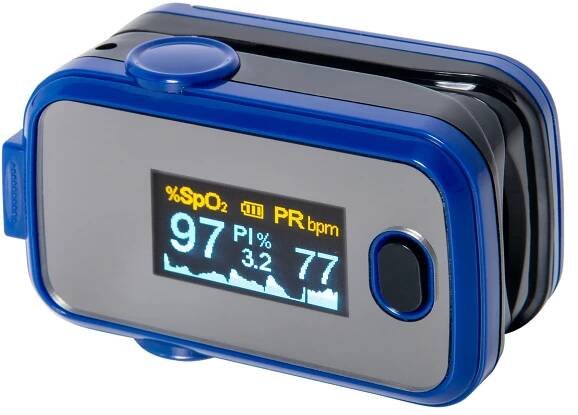 Pulzní oxymetr na prst A310 Blue