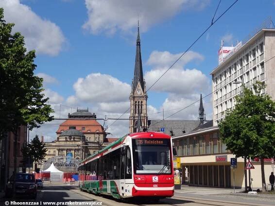 Městské a příměstské tramvaje v Chemnitz 2021