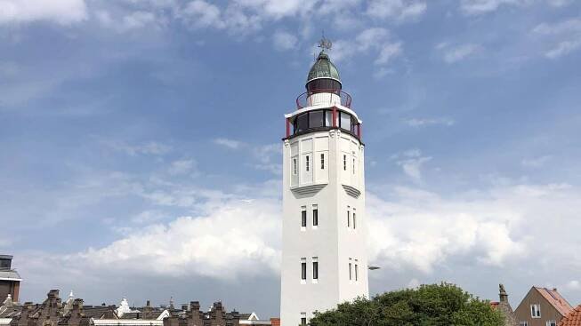 Der Leuchtturm von Harlingen.