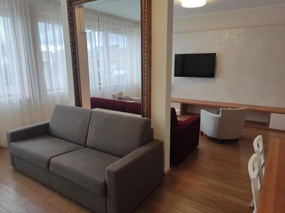 TV a/nebo společenská místnost v ubytování Hotel Madl